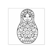 Matreshka Gummistempel (Prägung)