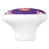 Matreshka-Muster Keramikknauf (Seitenansicht)