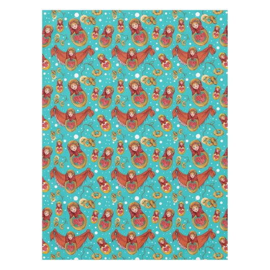 Matreshka Mustertablecloth Tischdecke (Vorderseite)