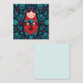 Matreshka Note Card Mitteilungskarte (Vorne/Hinten)