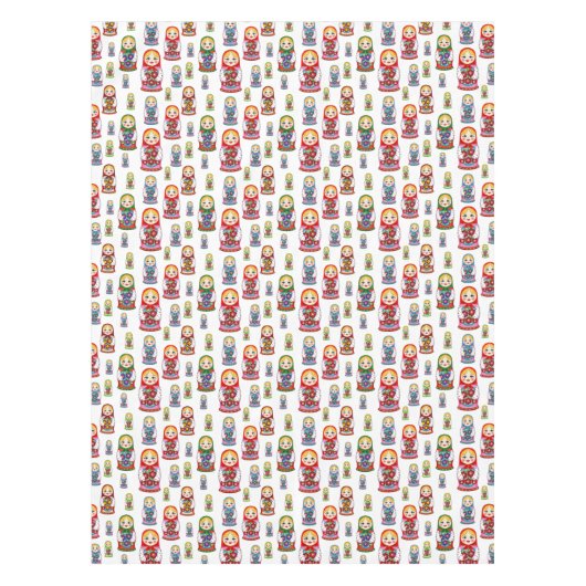 Matreshka Pattern Tischdecke (Vorderseite)