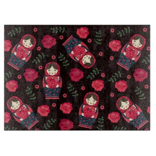 Matreshka Schneidebrett (Vorderseite)