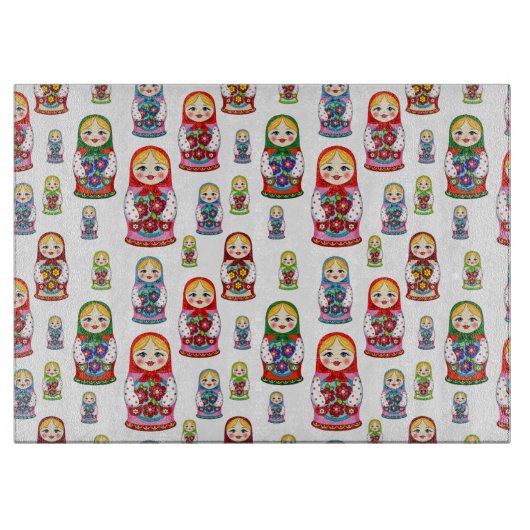 Matreshka Schneidebrett (Vorderseite)