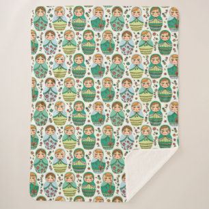 Matreshka Sherpa Blanket Sherpadecke