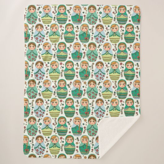 Matreshka Sherpa Blanket Sherpadecke (Vorderseite)