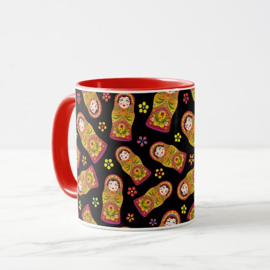 Matreshka Tasse (Vorderseite Links)