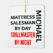 Matress Salesman Grillmaster CUSTOM Keramikornament (Links)