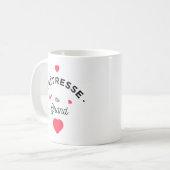 Mätresse am großen Herzen Kaffeetasse (Vorderseite Links)