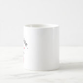 Mätresse am großen Herzen Kaffeetasse (Mittel)