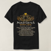 Matriarch Proverbs 31 Bibelschrift T-Shirt (Design vorne)
