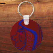 Matriarchal Queen of the Gnomes Keychain Schlüsselanhänger (Rückseite)