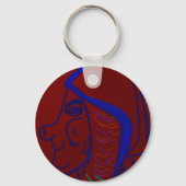 Matriarchal Queen of the Gnomes Keychain Schlüsselanhänger (Rückseite)