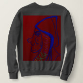 Matriarchal Queen of the Gnomes Sweatshirt (Design Rückseite)