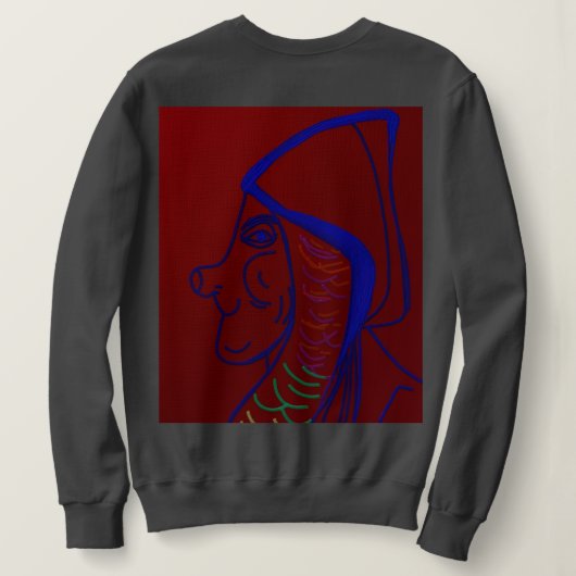 Matriarchal Queen of the Gnomes Sweatshirt (Design Rückseite)
