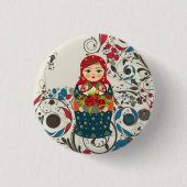 Matriochka Button (Vorderseite)