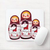 matrioska mousepad (Mit Mouse)