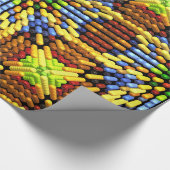 Matrix Art 1A-1B Bildoptionen - Wrapper Paper Geschenkpapier (Ecke)