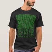 Matrix-Art-T-Shirt der Nr.-23 grünes T-Shirt (Vorderseite)