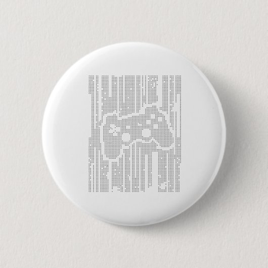 Matrix-Auflage - Prüfergamer-Videospiel-Spiel Button (Vorderseite)