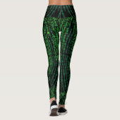 Matrix-Binary-Code Leggings (Rückseite)