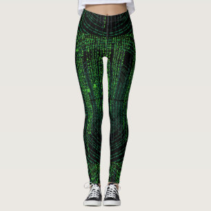 Matrix-Binary-Code Leggings