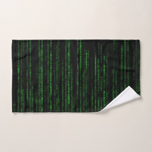 Matrix-Code Badhandtuch Set (Handtuch)