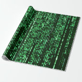 Matrix Code Be a warrior againt the system Geschenkpapier (Ungerollt)