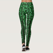 Matrix Code Be a warrior againt the system Leggings (Rückseite)