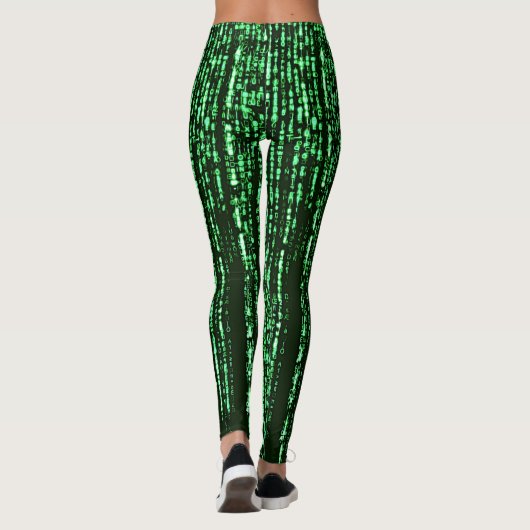 Matrix Code Be a warrior againt the system Leggings (Rückseite)