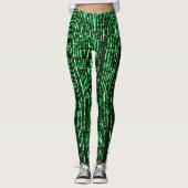 Matrix Code Be a warrior againt the system Leggings (Vorderseite)