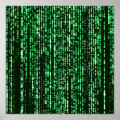 Matrix Code Be a warrior againt the system Poster (Vorne)