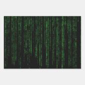 Matrix-Code Geschenkpapier Set (Vorderseite 2)