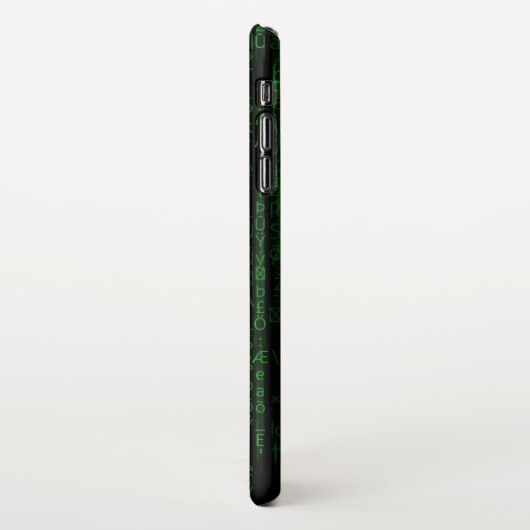 Matrix-Code iPhone Hülle (Linke Seite)