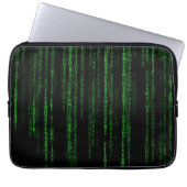 Matrix-Code Laptopschutzhülle (Vorderseite)