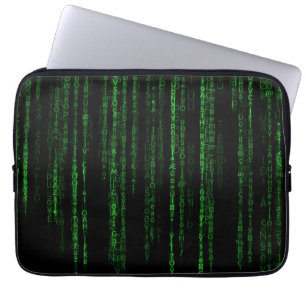 Matrix-Code Laptopschutzhülle