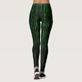 Matrix-Code Leggings (Rückseite)