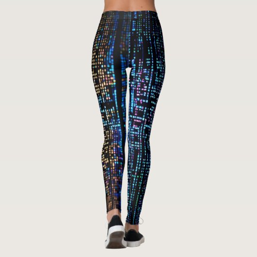 Matrix-Code-Leggings Leggings (Rückseite)