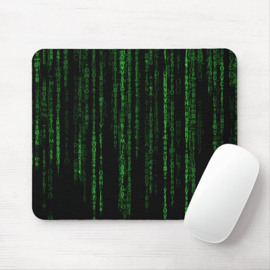 Matrix-Code Mousepad (Mit Mouse)