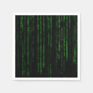 Matrix-Code Serviette
