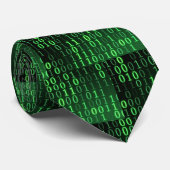 Matrix design Tie Krawatte (Gerollt)