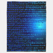 MATRIX FLEECEDECKE (Vorderseite)