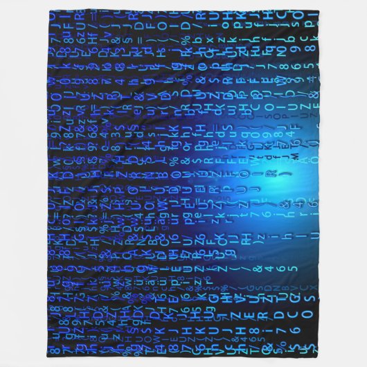 MATRIX FLEECEDECKE (Vorderseite)