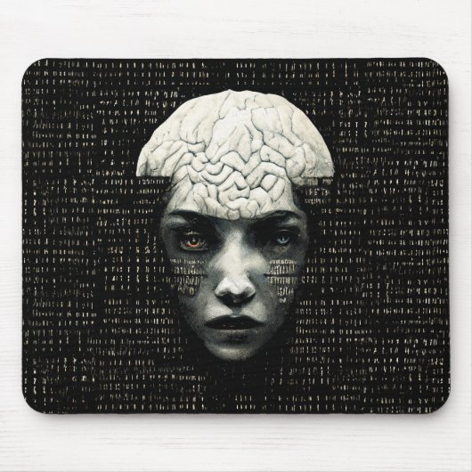 Matrix-Man-Binärkode Mousepad (Vorne)