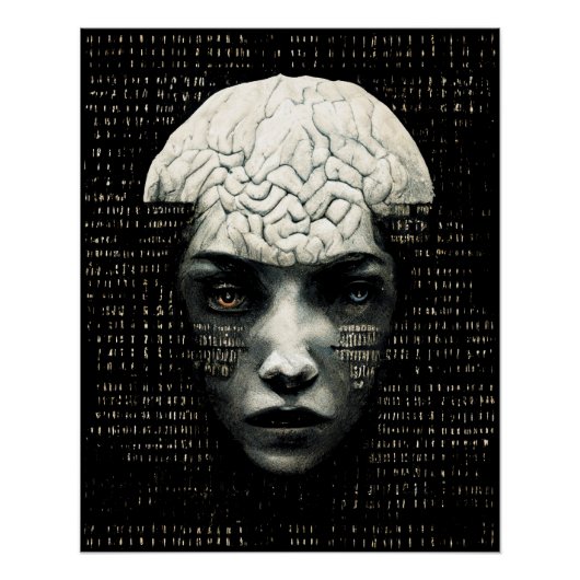 Matrix-Man-Binärkode Poster (Vorderseite)