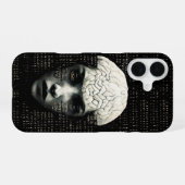 Matrix-Mann-Binär-Code iPhone 16 Hülle (Rückseite (Horizontal))