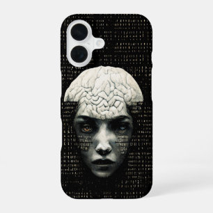 Matrix-Mann-Binär-Code iPhone 16 Hülle