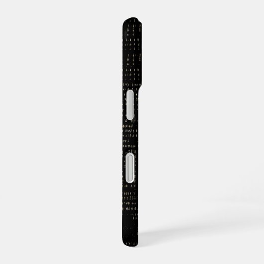 Matrix-Mann-Binär-Code iPhone 16 Hülle (Rechte Seite)