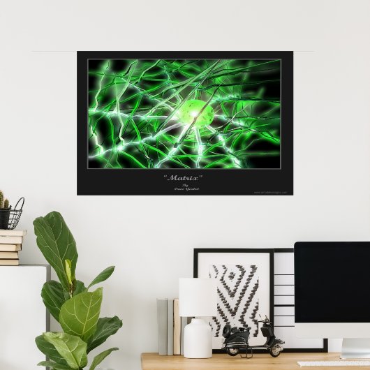 Matrix Poster (Heimbüro)