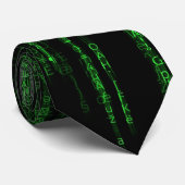 Matrix-Regencode Krawatte (Gerollt)
