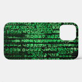 Matrix-Technologie-Daten Case-Mate iPhone Hülle (Rückseite (Horizontal))